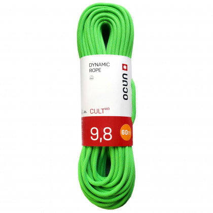 Lezecké lano Ocún CULT WR 9,8mm 40m zelená