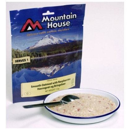 Dehydrované jedlo Mountain house Ovsená kaša s malinami 112 g