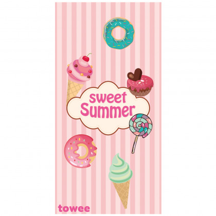 Rýchloschnúci osuška Towee Sweet Summer 80x160 cm  