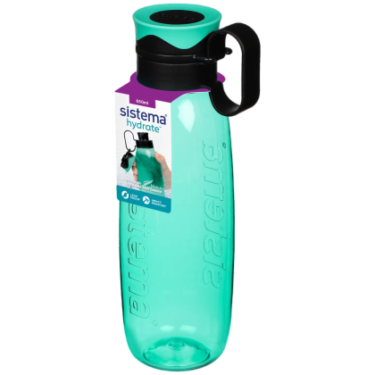 Fľaša Sistema Hydrate Tritan Traverse Flip Top 650 ml zelená