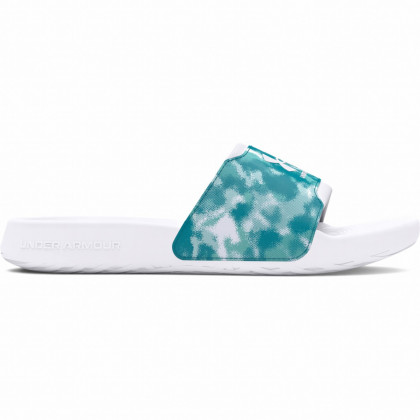 Dámske papuče Under Armour W Ignite Select Graphic biela/modrá White/RadialTurquoise/White