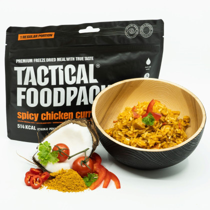 Hlavné jedlo Tactical Foodpack Spicy Chicken Curry 120g