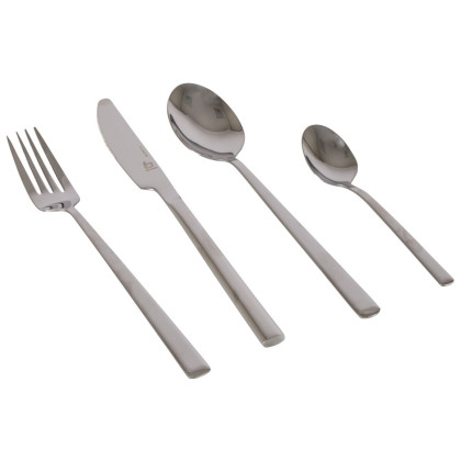 Súprava príborov Bo-Camp Cutlery set 4 pcs strieborná Silver