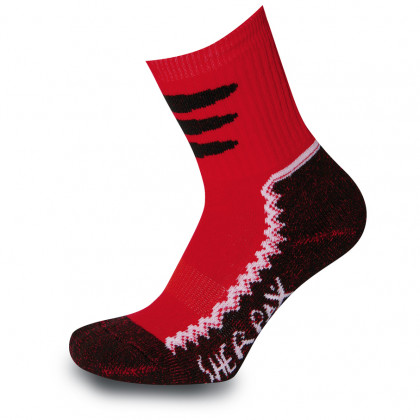 Detské ponožky SHERPAX Lauda červené