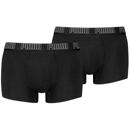 Pánske boxerky Puma Everyday Trunk 2P čierna Black