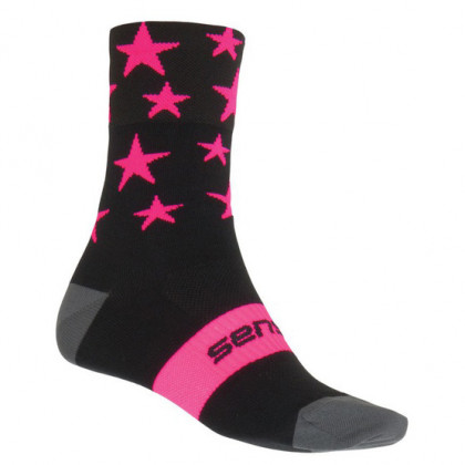 Ponožky Sensor Stars čierne / ružové