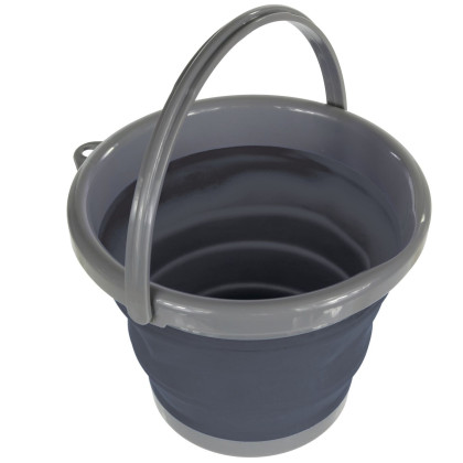 Vedro Regatta TPR Folding Bucket sivá Ebony Grey