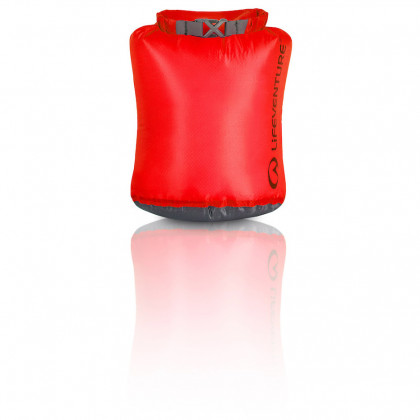Nepremokavý vak LifeVenture Ultralight Dry Bag 2L červená