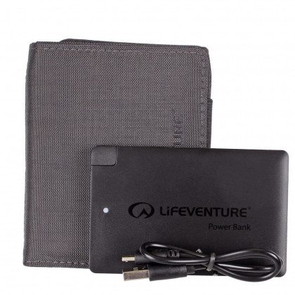 Nabíjací peňaženka Lifeventure RFID Charger Wallet with power bánk