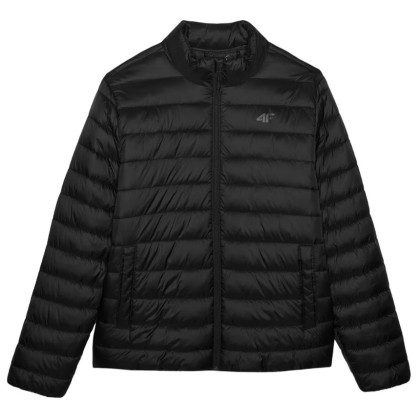 Pánska bunda 4F Down Jacket M483 čierna DEEP BLACK