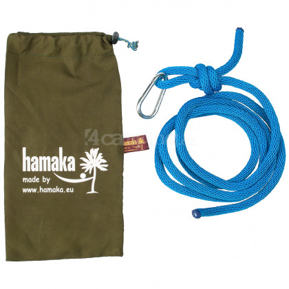 Príslušenstvo k hojdacím sieťam Hamaka.eu lano s karabínou 3 metre