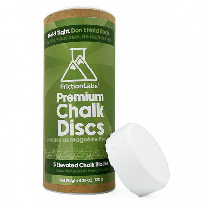 Magnézium FrictionLabs Premium Chalk Disc 120 g zelená