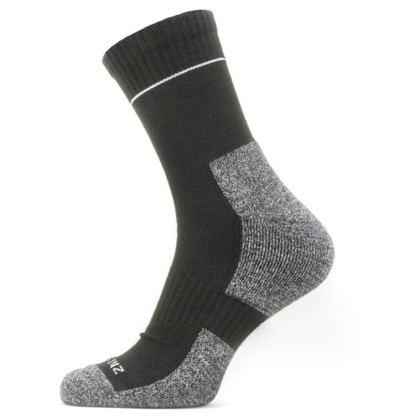 Ponožky SealSkinz Morston čierna/sivá black/grey