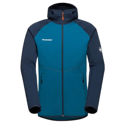 Pánska bunda Mammut Aconcagua ML Hooded Jacket Men modrá Deep Ice-marine