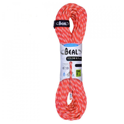 Lezecké lano Beal Ice Line 8,1 mm (60 m) oranžová