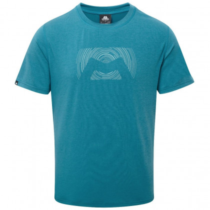 Pánske tričko Mountain Equipment Groundup Logo+ Tee - tasman blue