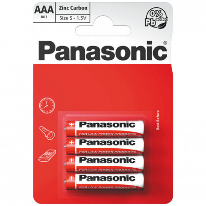 Batéria Panasonic Zinc AAA / 4