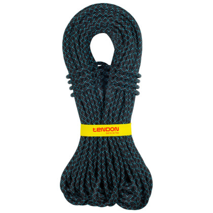 Lano Tendon Master Pro 8,9 mm (80 m) CS čierna/modrá Black turquoise