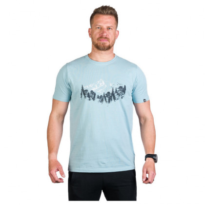 Pánske tričko Northfinder Kory svetlo modrá