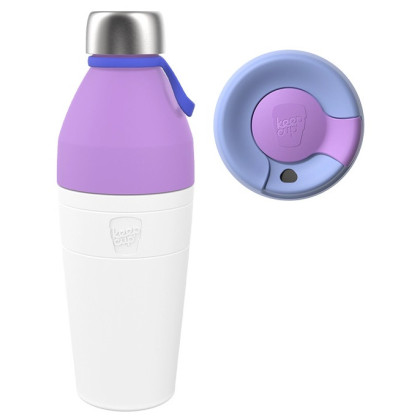 Termohrnček KeepCup Helix Thermal Kit 3v1 L biela/fialová Twilight