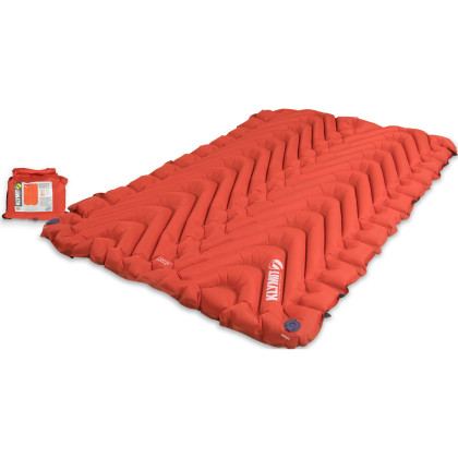 Nafukovacia karimatka Klymit Insulated Double V červená red