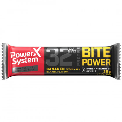 Energetická tyčinka Indiana Jerky Power System High Protein Bar 32% Banana 35g