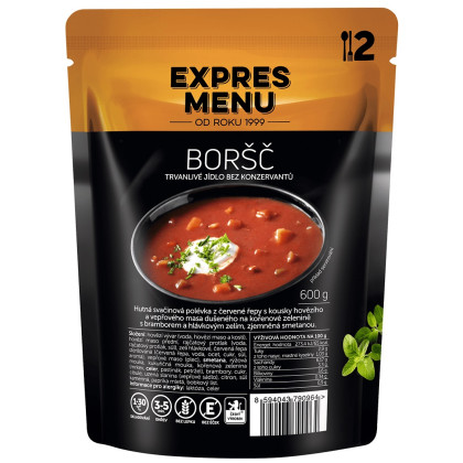 Polievka Expres menu Boršč 600 g