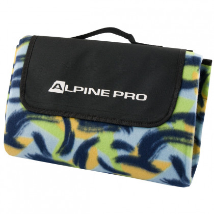 Pikniková deka Alpine Pro Gurese modrá/čierna