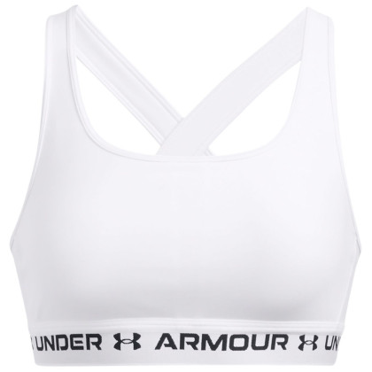 Športová podprsenka Under Armour Crossback Mid Bra biela WHT