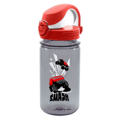 Detská fľaša Nalgene OTF Kids 12oz 350 ml sivá/červená GraySmash