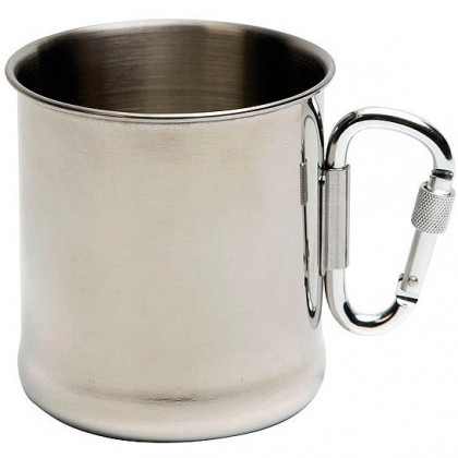 Hrnček Bo-Trail Mug Stainless Steel s karabinou