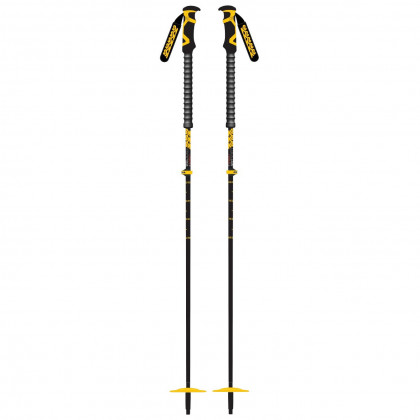Skialpové palice K2 Lockjaw Carbon Plus čierna/žltá