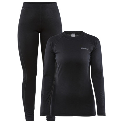 Dámsky set Craft Core Warm Baselayer čierna Black