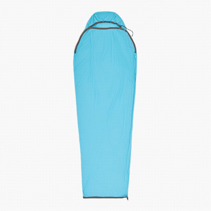 Vložka do spacáku Sea to Summit Breeze Liner Mummy Compact modrá Blue Atoll