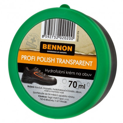 Krém na topánky Bennon Profi Polish Transparent