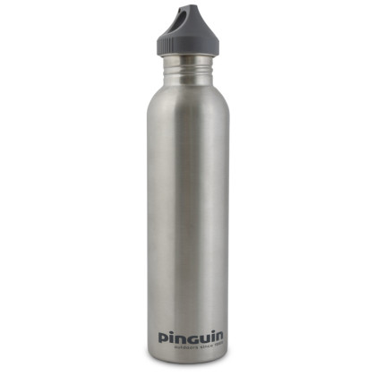 Fľaša Pinguin Bottle L 1L strieborná Steel