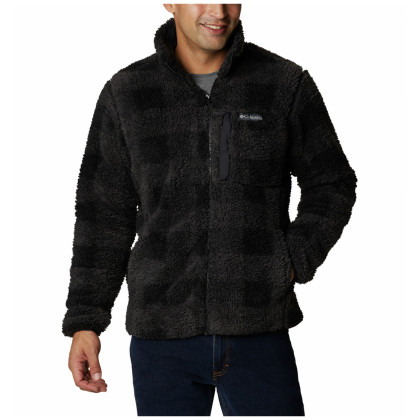 Pánska bunda Columbia Winter Pass™ Printed Fleece II čierna Black Check