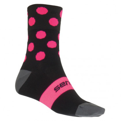 Ponožky Sensor Dots čierne/ružové