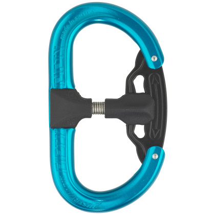 Karabína AustriAlpin Fifty-Fifty Autolock modrá blue