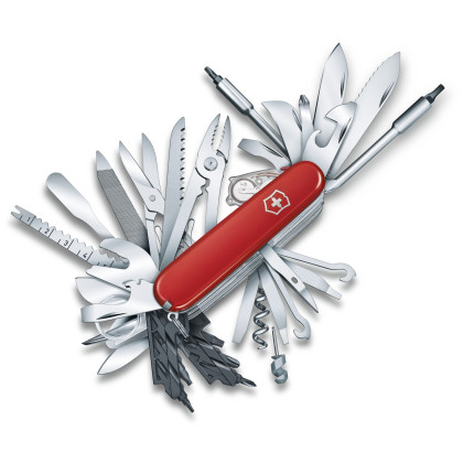 Vreckový nôž Victorinox Swiss Champ XXL 91mm červená Red