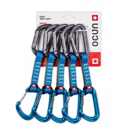 Expresky Ocún HAWK QD Combi PA 16mm/10cm/5pc modrá Blue