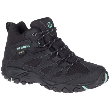 Dámske turistické topánky Merrell Claypool Sport Mid Gtx čierna/modrá Black/Wave