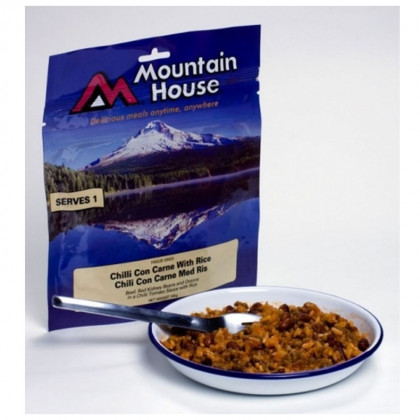Dehydrované jedlo Mountain house Chilli con carne s ryžou 100 g