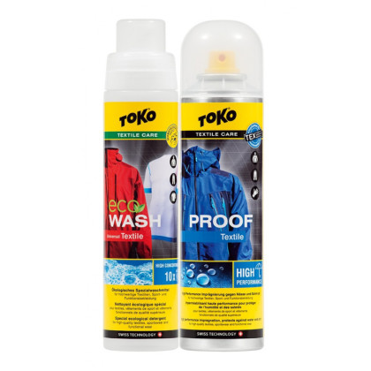 Impregnácia na textil TOKO Duo Pack Textile Proof & Textile Wash 250 ml