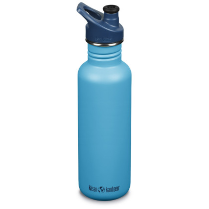 Fľaša Klean Kanteen Classic 800 ml Sport Cap modrá