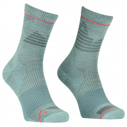 Dámske ponožky Ortovox Alpine Pro Comp Mid Socks W modrá/šedá aquatic ice