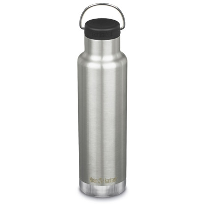 Termoska Klean Kanteen Insulated Classic 20oz (w/Loop Cap) strieborná Brushed Stainless