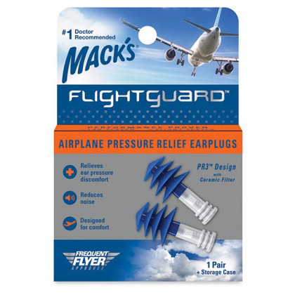 Štuple do uší Mack's Flightguard
