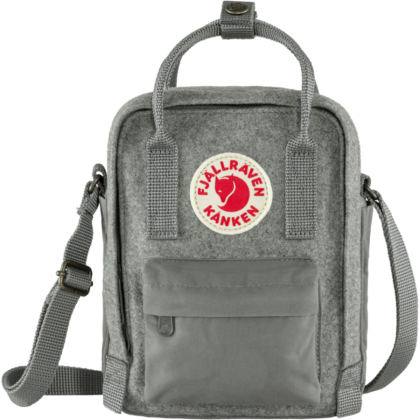 Taška Fjällräven Kånken Re-Wool Sling sivá GraniteGray