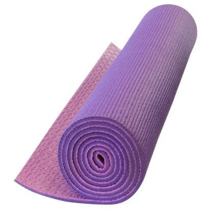 Podložka Yate Yoga Mat dvojvrstvová tmavofialová/ružová